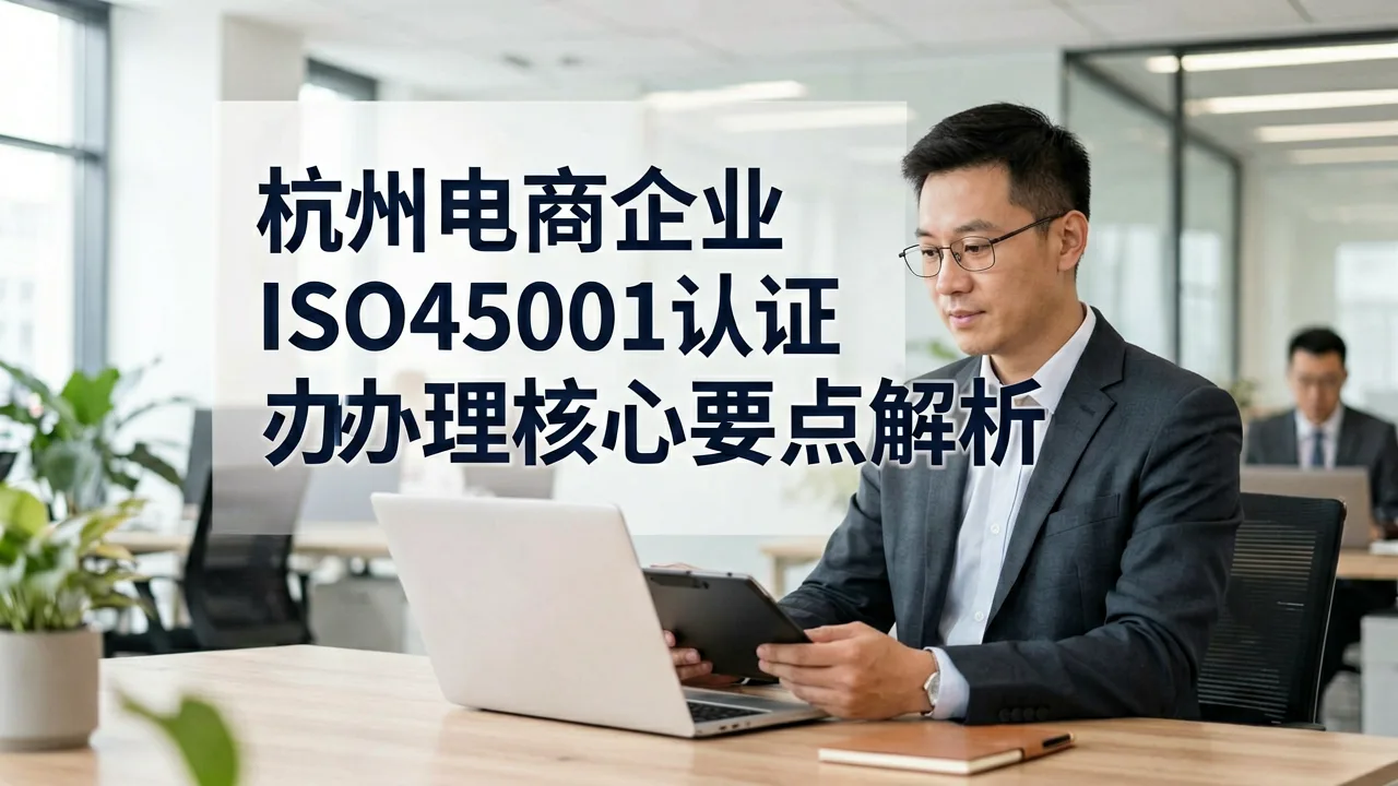 杭州电商企业ISO45001认证办理核心要点解析